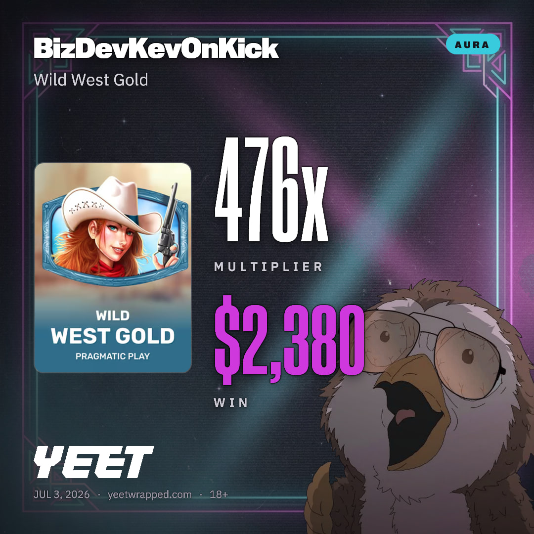 BizDevKevOnKick hit 476x on Wild West Gold