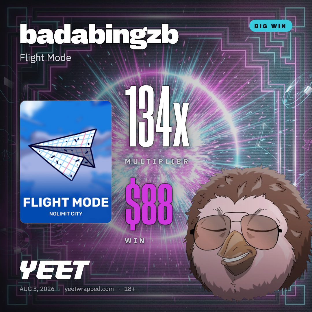 badabingzb hit 133.9x on Flight Mode