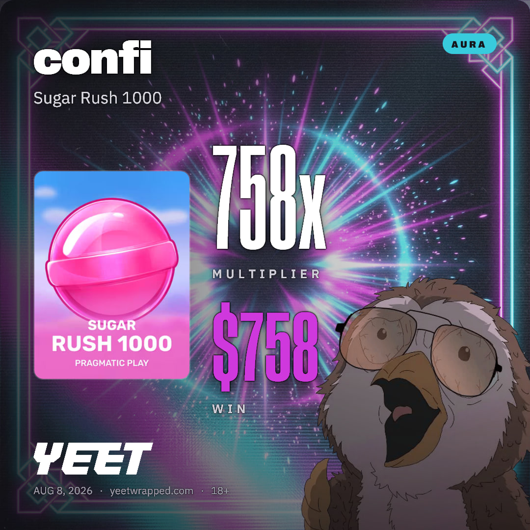 confi hit 757.6x on Sugar Rush 1000