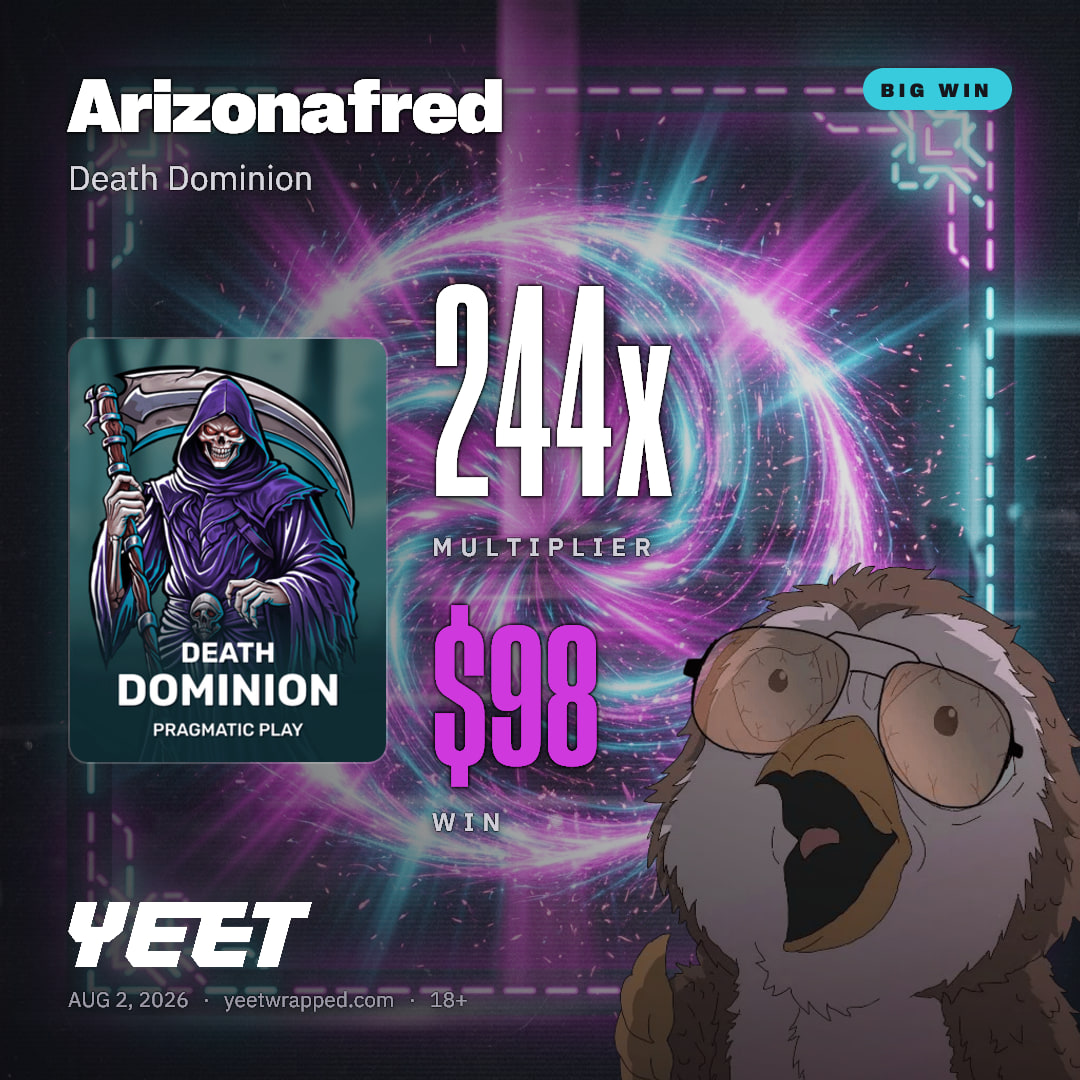 Arizonafred hit 244.4x on Death Dominion