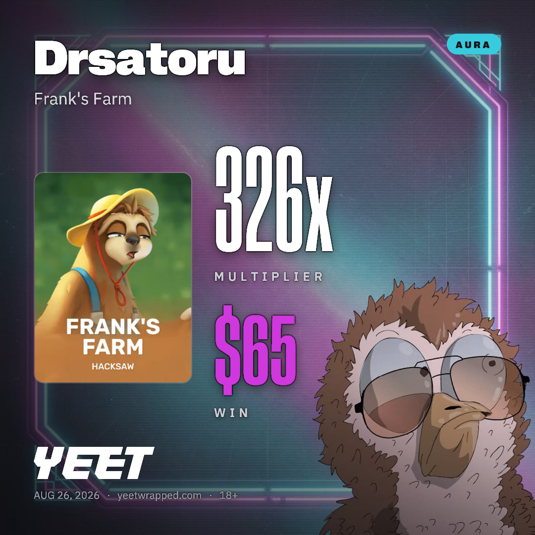 Drsatoru hit 326x on Frank's Farm