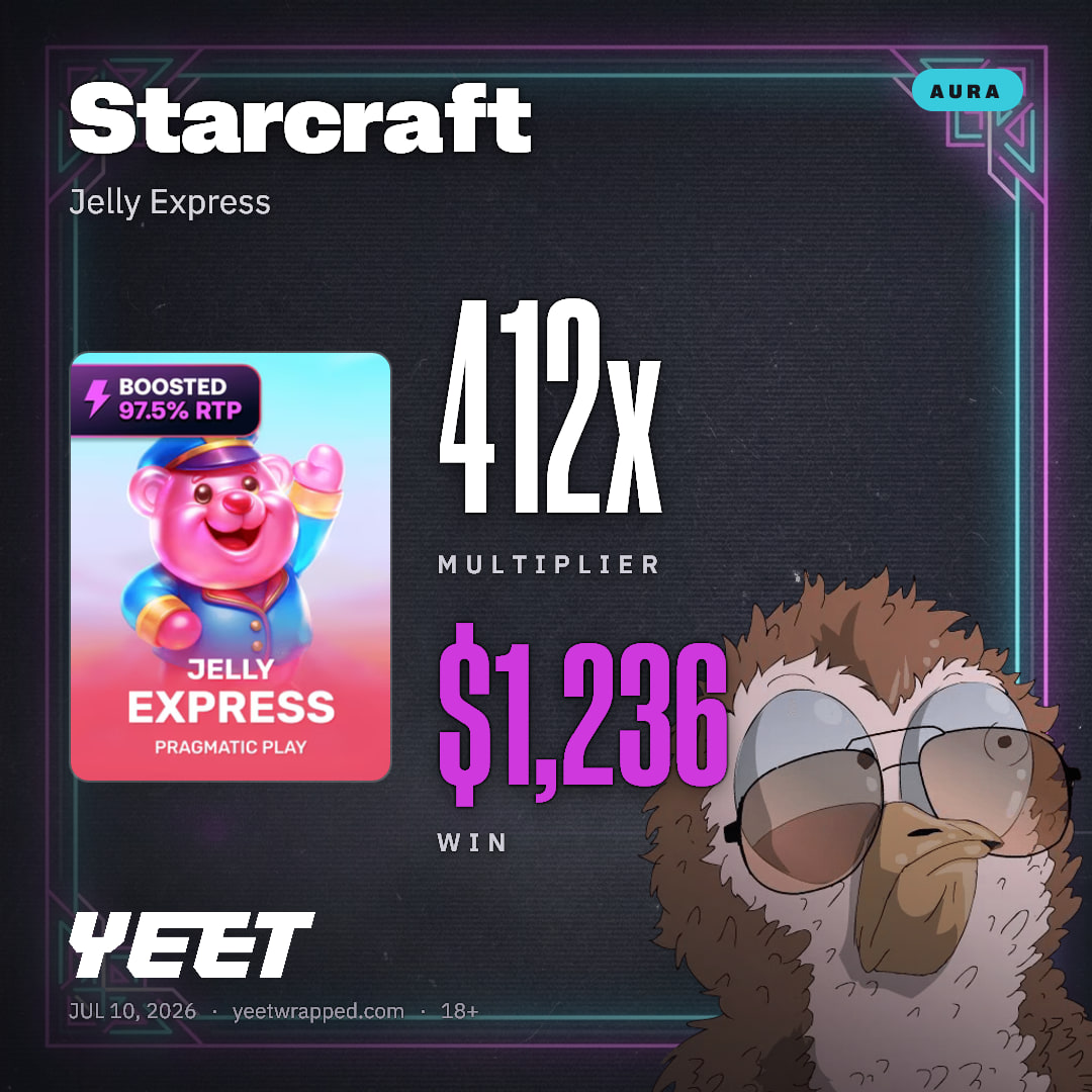 Starcraft hit 412x on Jelly Express