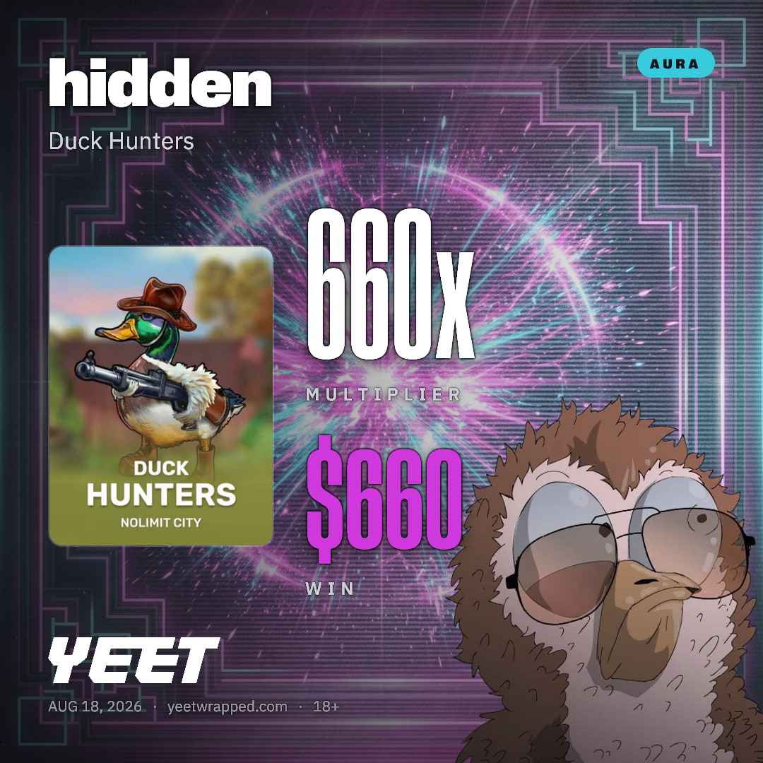 hidden hit 659.6x on Duck Hunters