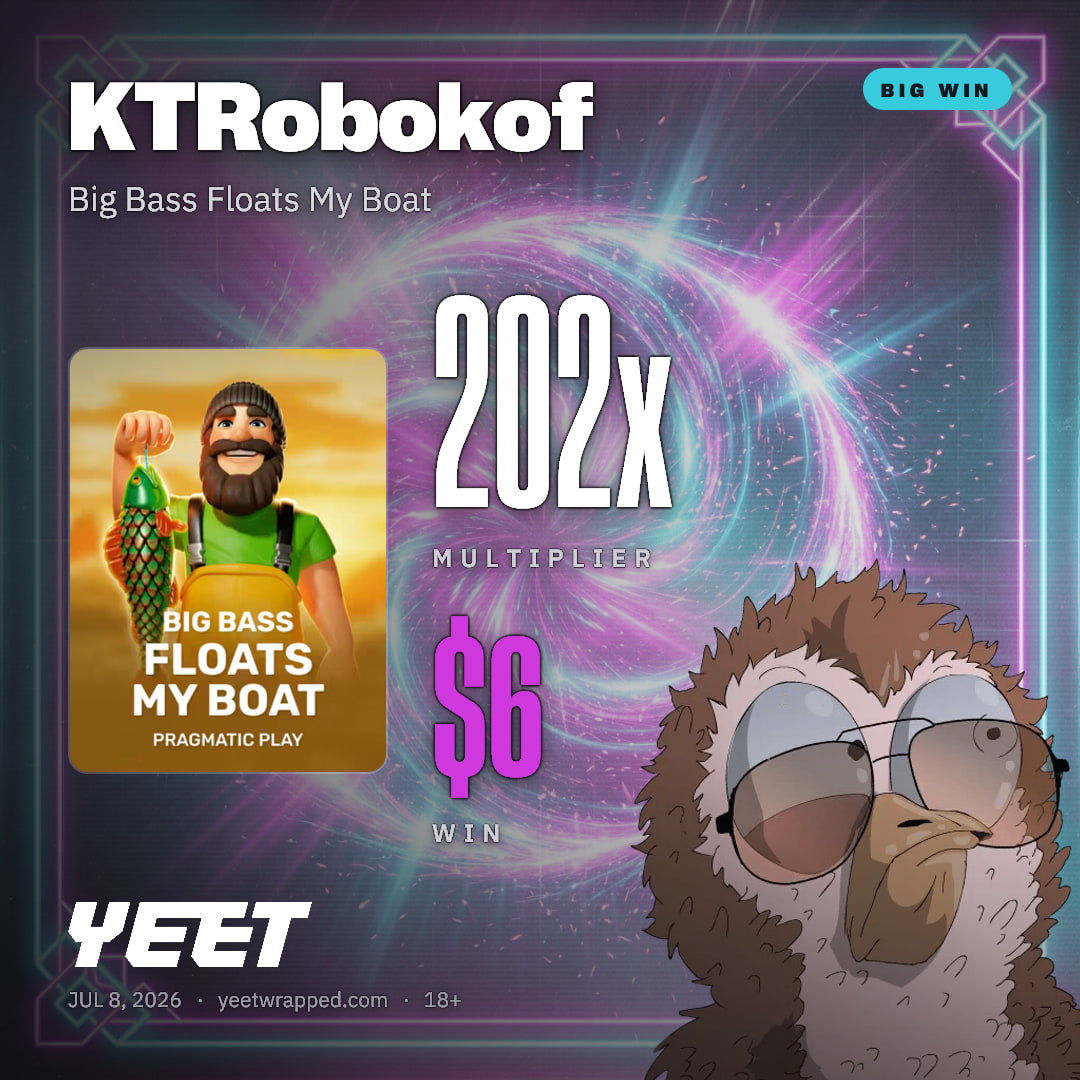 KTRobokof hit 202x on Big Bass Floats My Boat