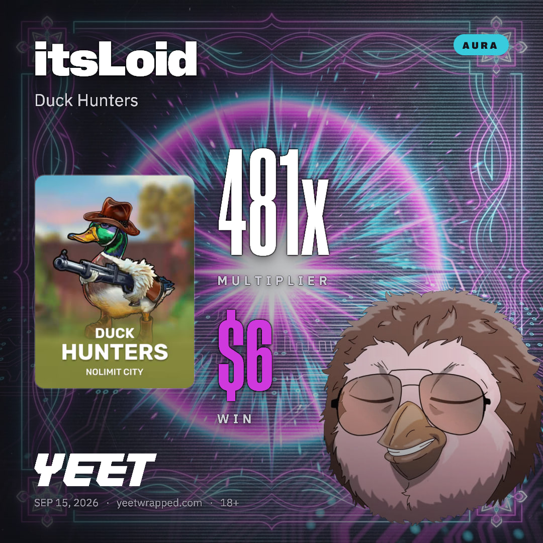 itsLoid hit 481x on Duck Hunters