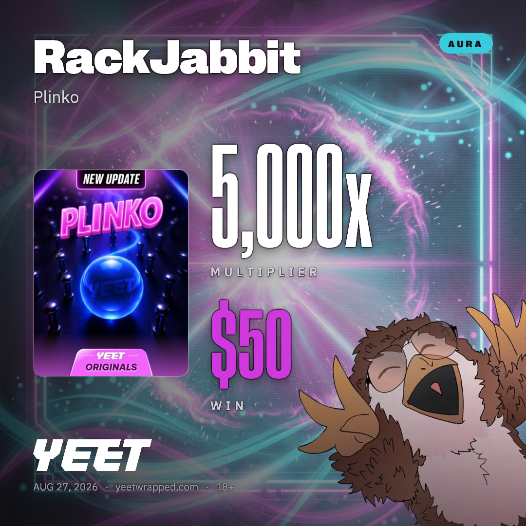 RackJabbit hit 5,000x on Plinko