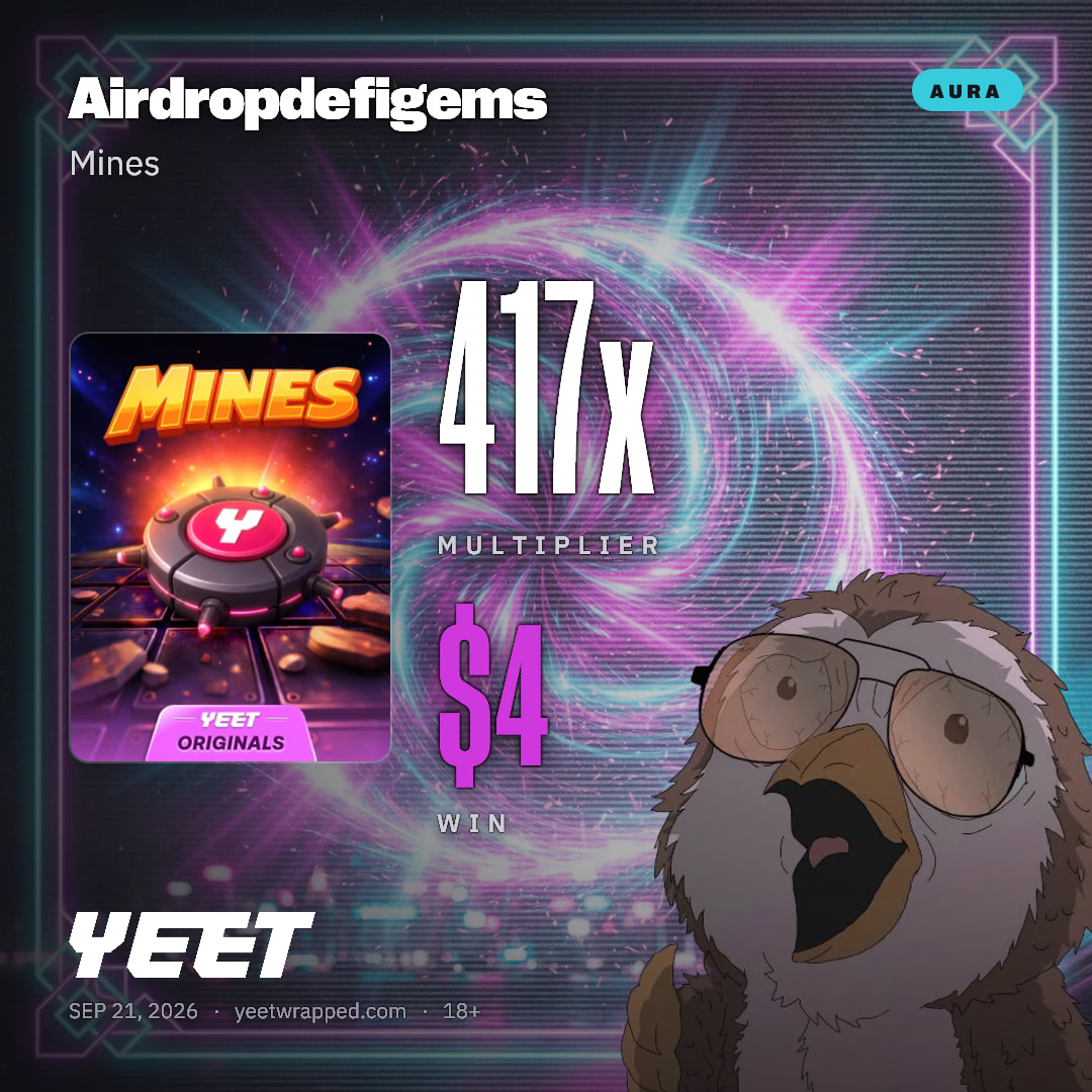 Airdropdefigems hit 417.4x on Mines