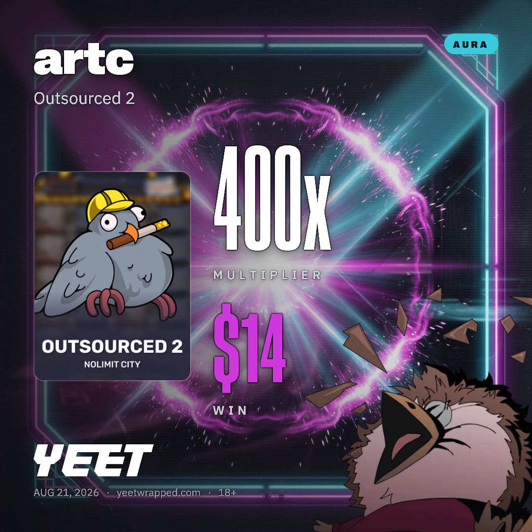 artc hit 399.7x on Outsourced 2