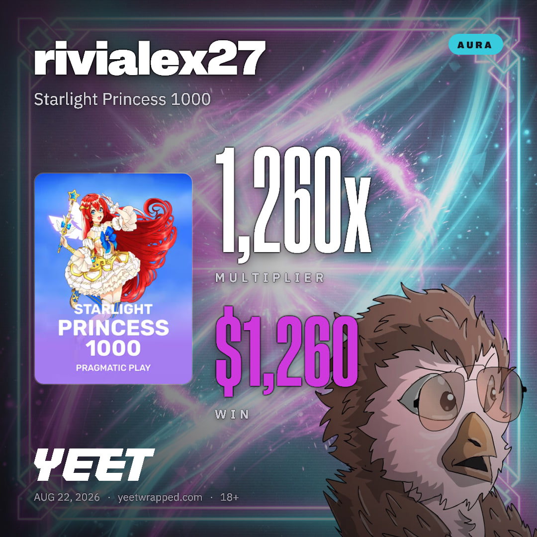 rivialex27 hit 1,260x on Starlight Princess 1000