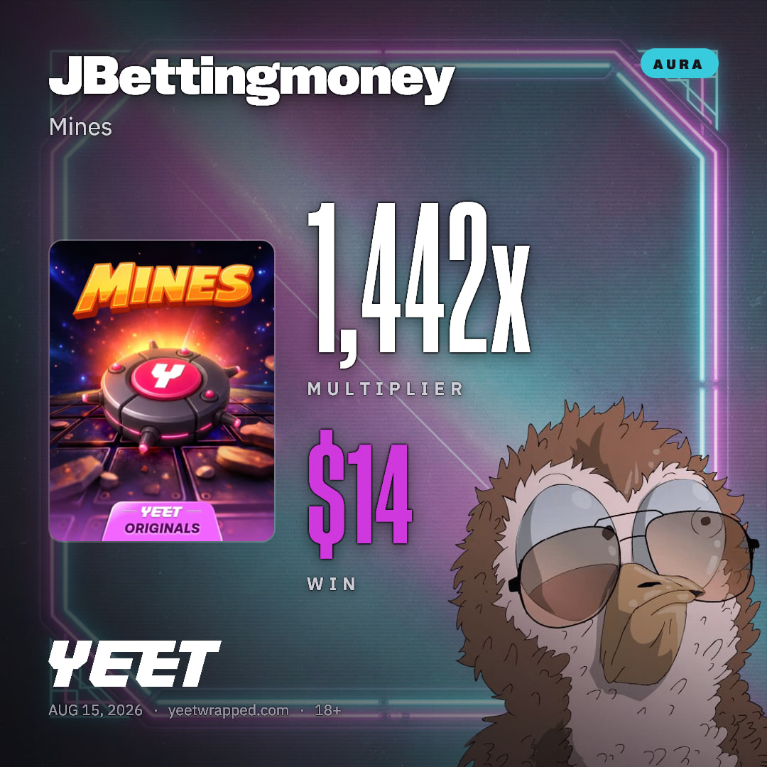 JBettingmoney hit 1,442x on Mines