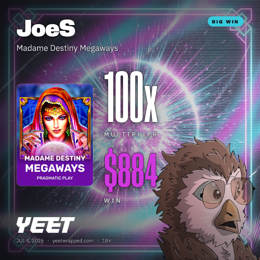 JoeS hit 100.4x on Madame Destiny Megaways