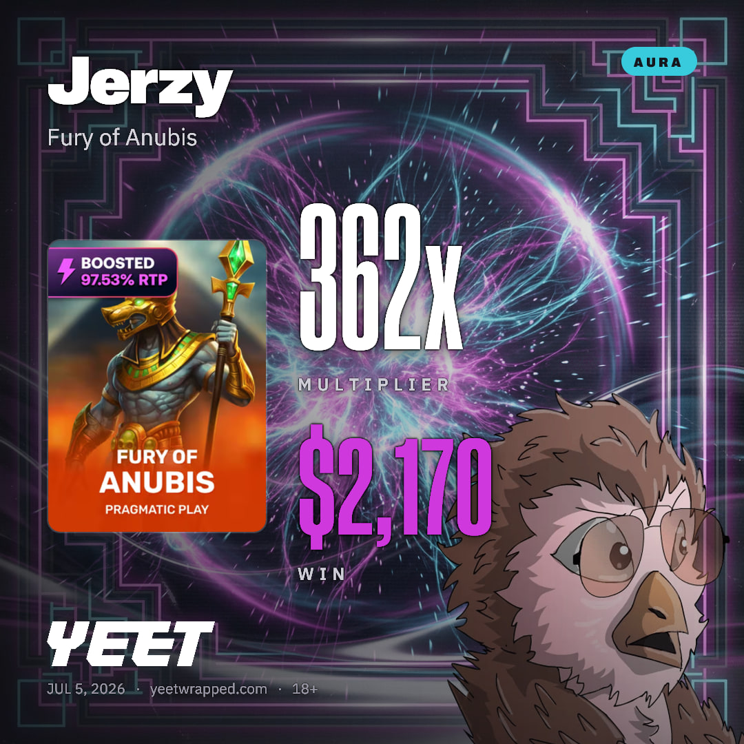 Jerzy hit 361.6x on Fury of Anubis