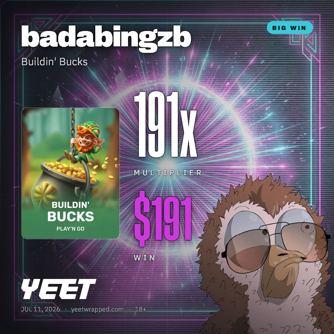 badabingzb hit 190.8x on Buildin' Bucks