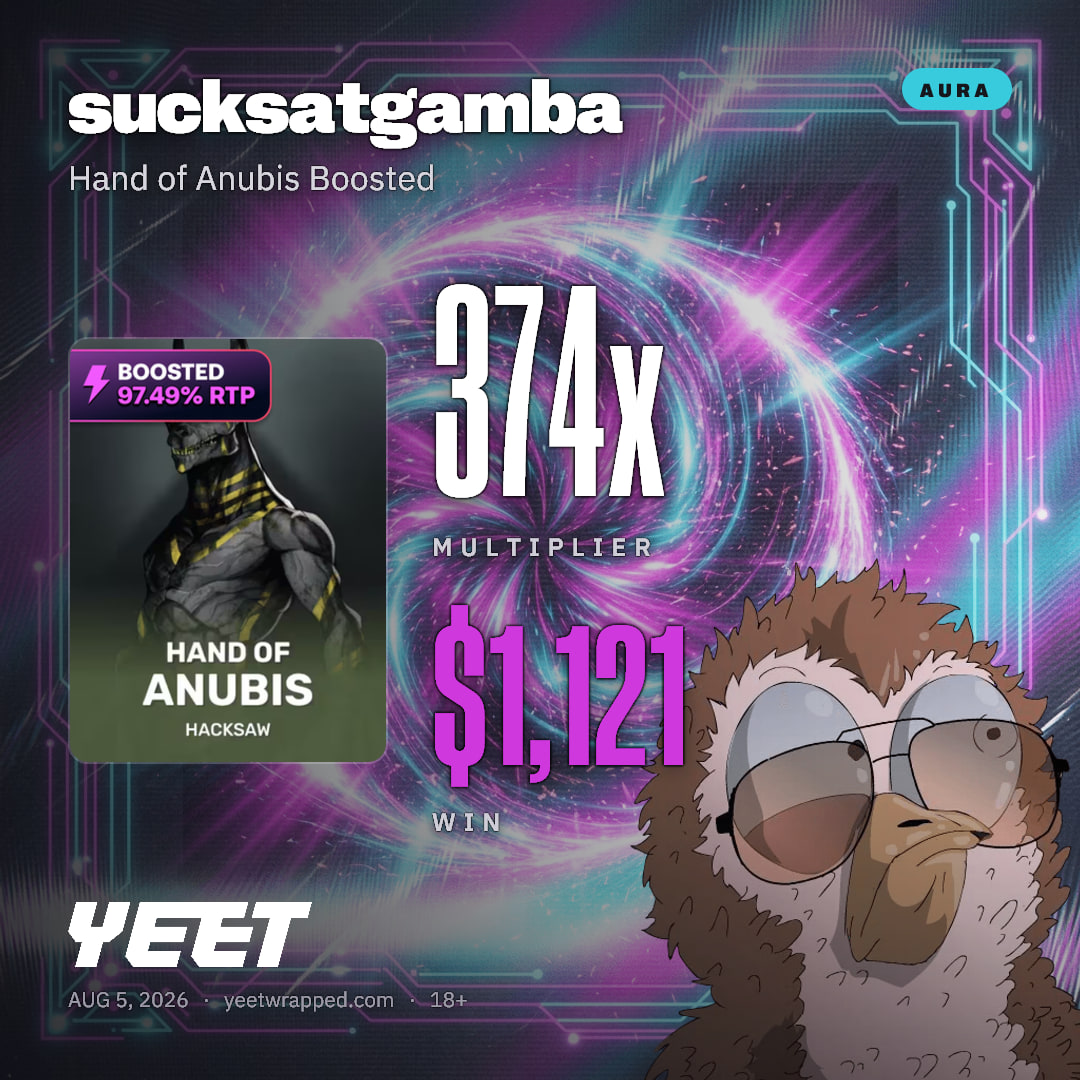 sucksatgamba hit 373.8x on Hand of Anubis Boosted