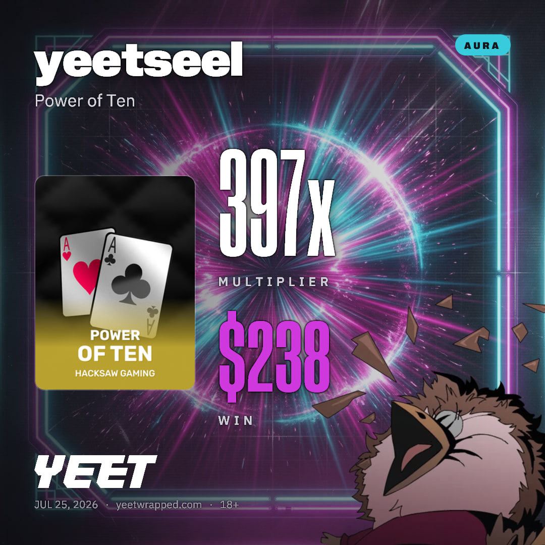 yeetseel hit 396.8x on Power of Ten