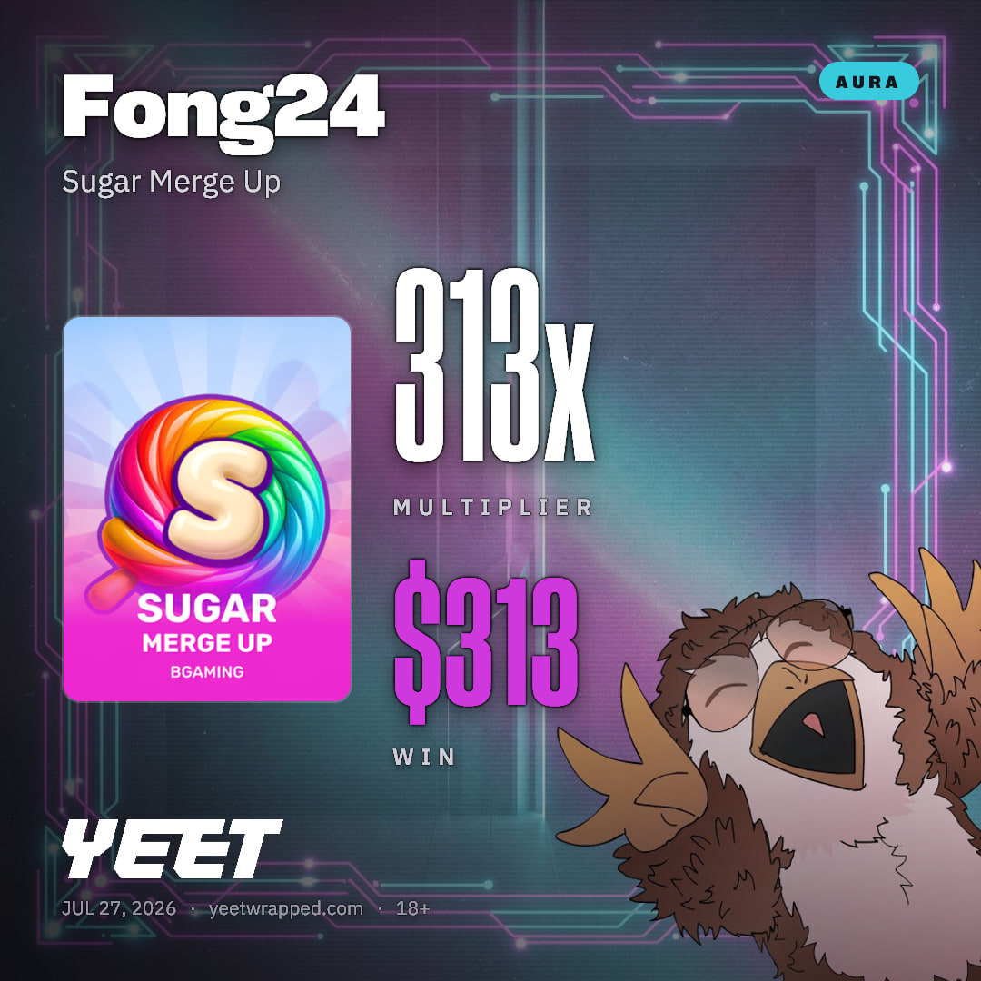 Fong24 hit 312.8x on Sugar Merge Up