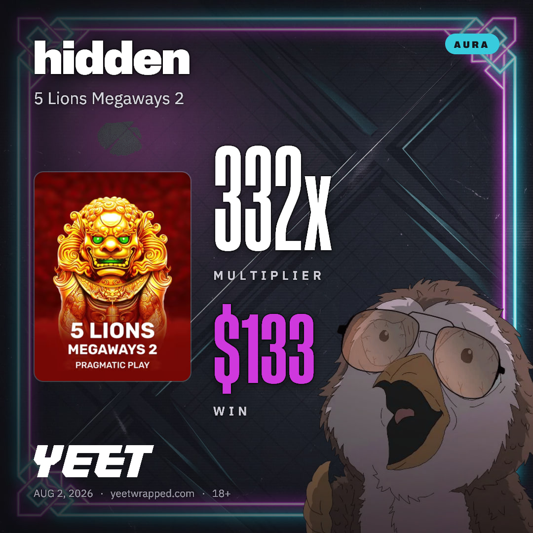 hidden hit 332.2x on 5 Lions Megaways 2
