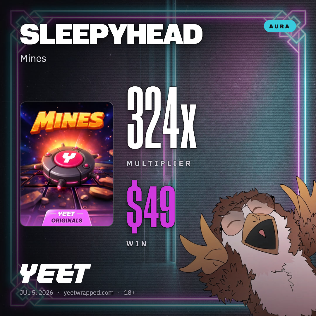 SLEEPYHEAD hit 323.7x on Mines