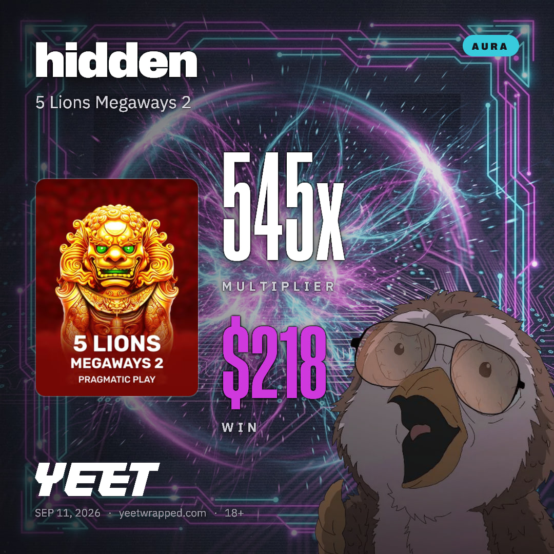 hidden hit 544.9x on 5 Lions Megaways 2