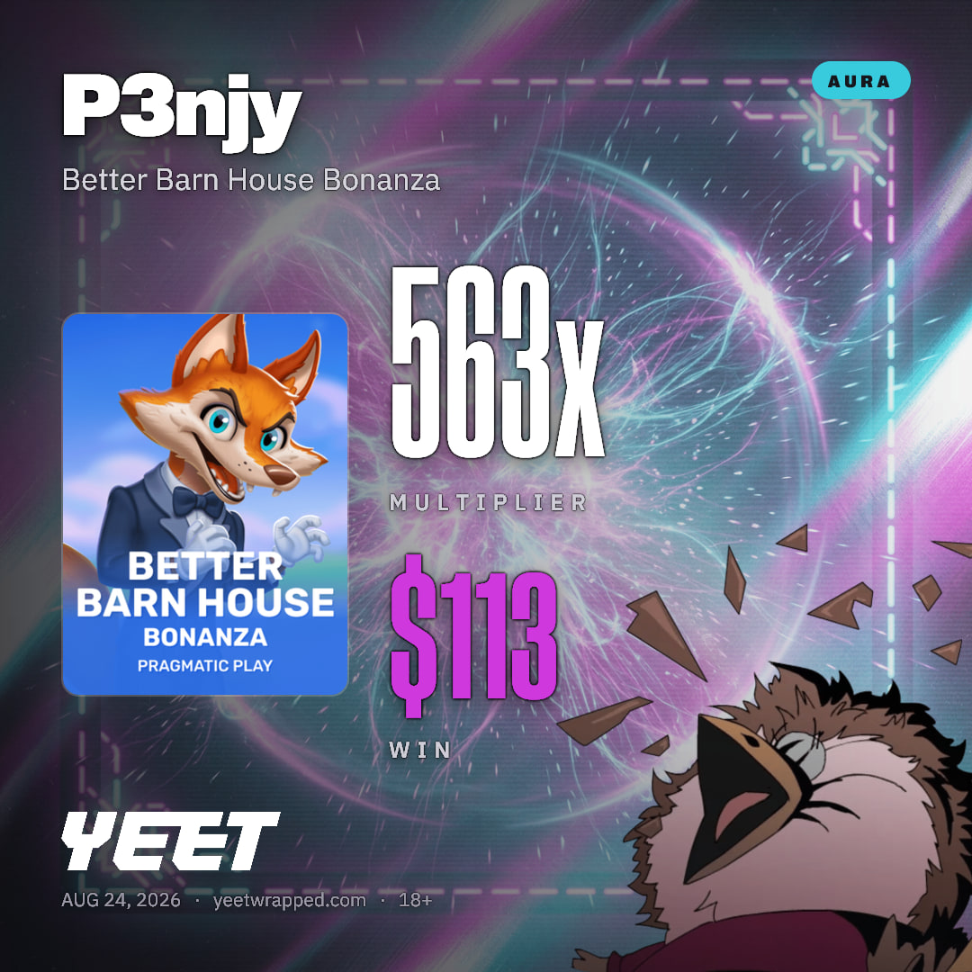 P3njy hit 562.7x on Better Barn House Bonanza
