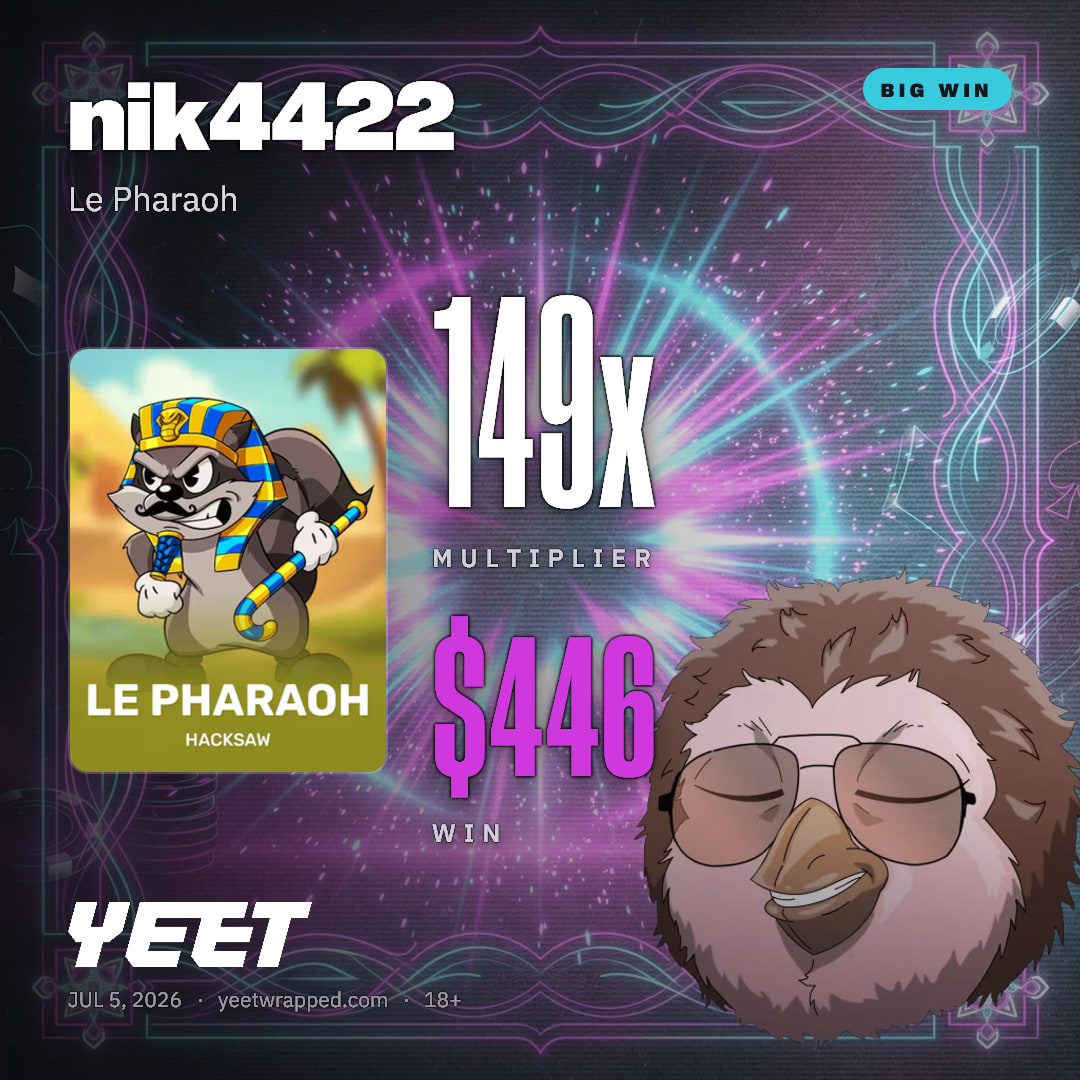 nik4422 hit 148.5x on Le Pharaoh