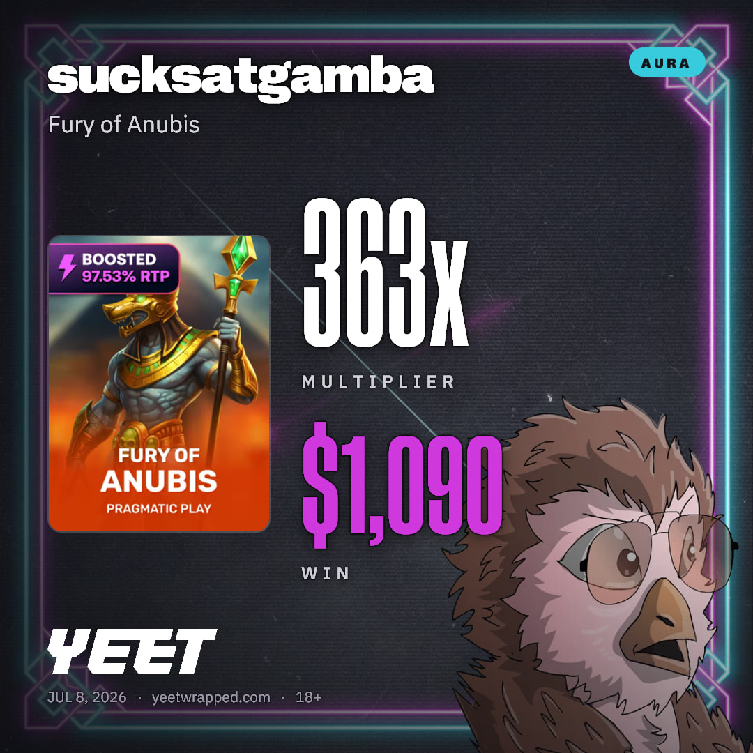 sucksatgamba hit 363.2x on Fury of Anubis