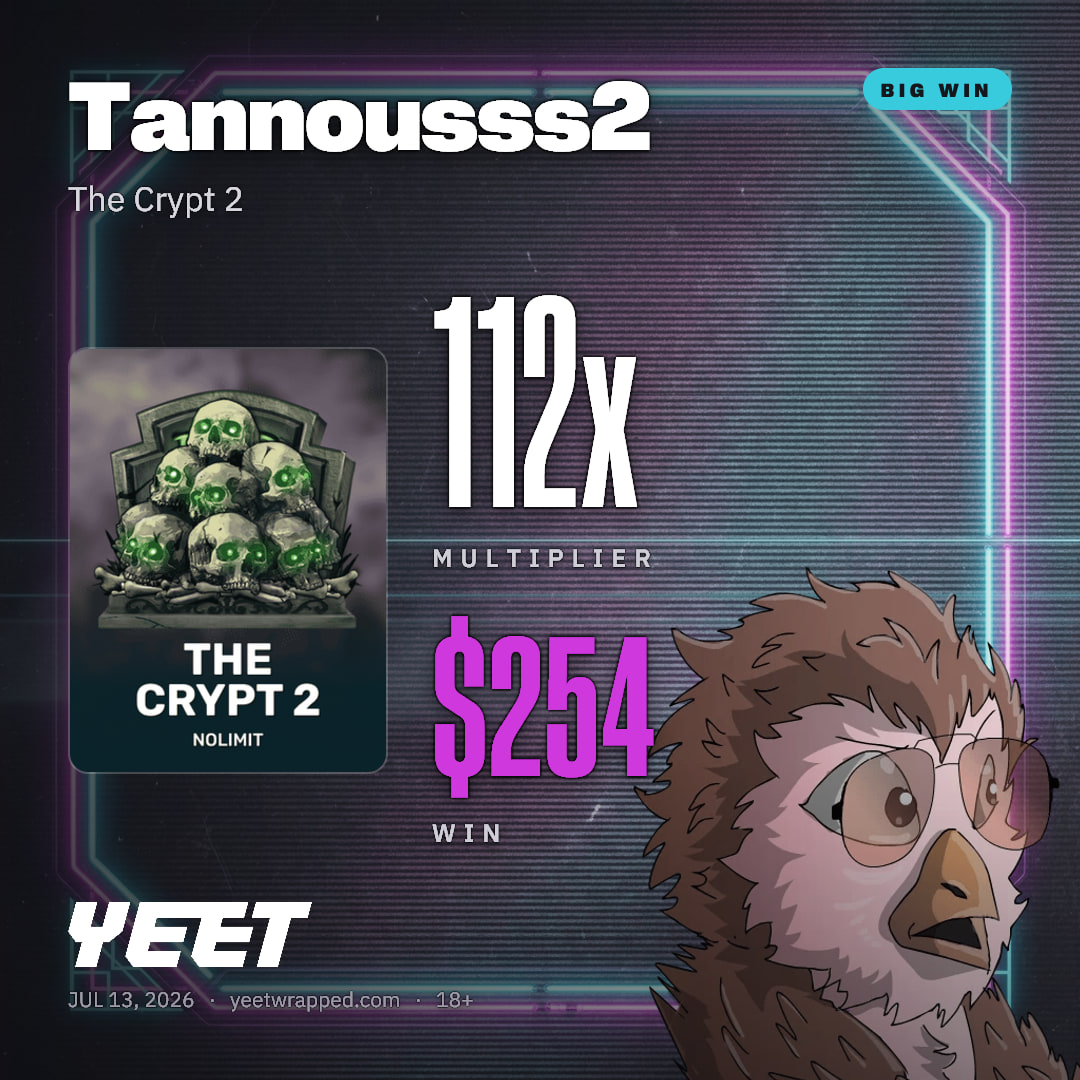 Tannousss2 hit 112.4x on The Crypt 2