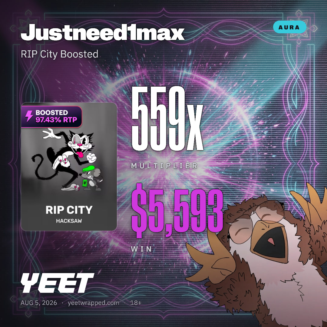Justneed1max hit 559.3x on RIP City Boosted