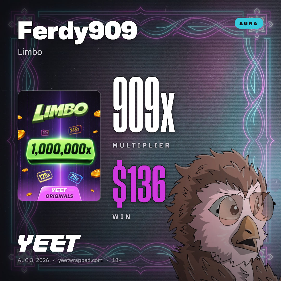 Ferdy909 hit 909x on Limbo