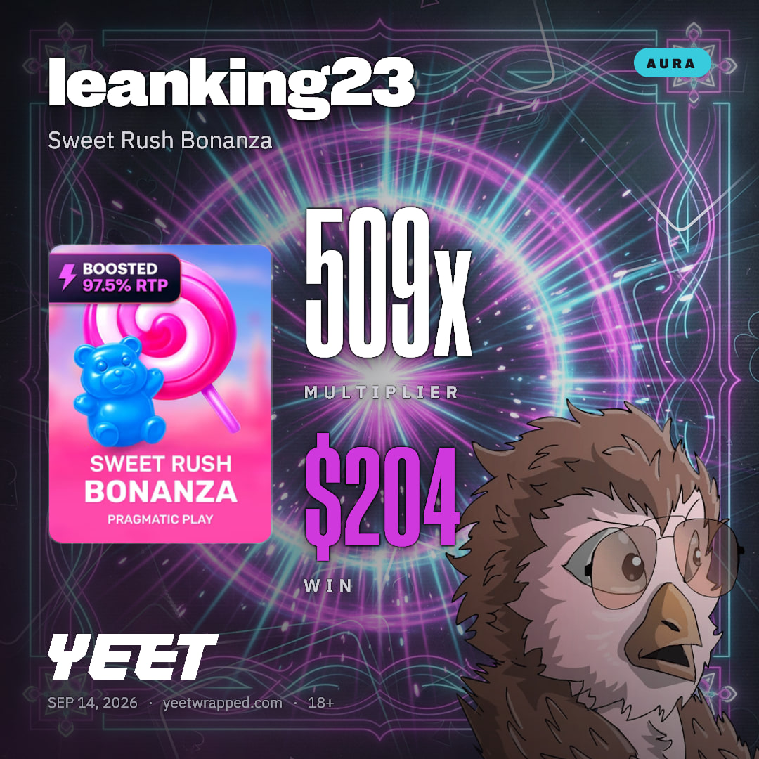 leanking23 hit 509.4x on Sweet Rush Bonanza