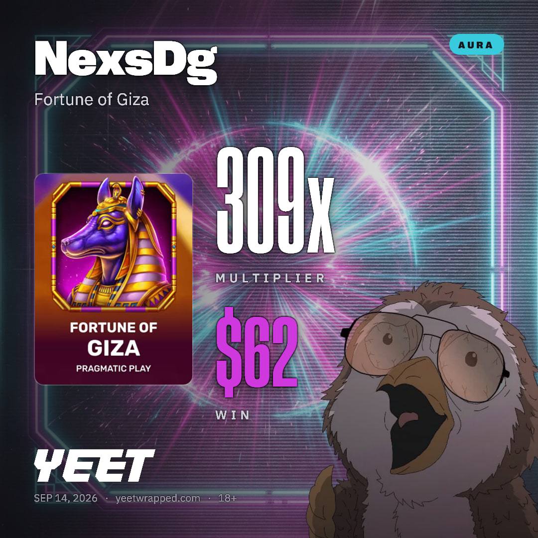 NexsDg hit 308.9x on Fortune of Giza