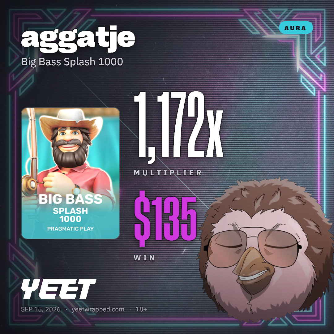aggatje hit 1,172x on Big Bass Splash 1000