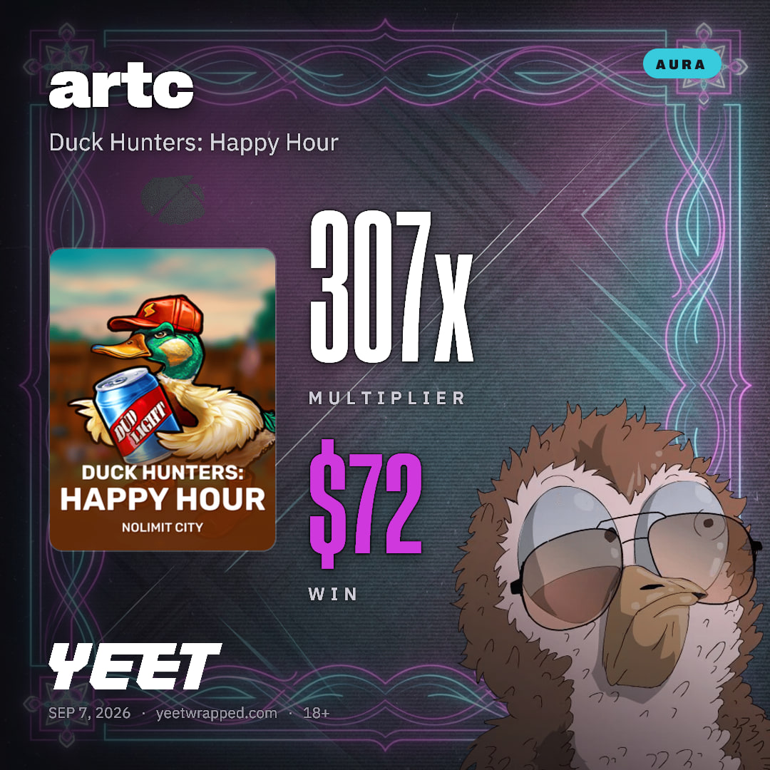 artc hit 306.6x on Duck Hunters: Happy Hour
