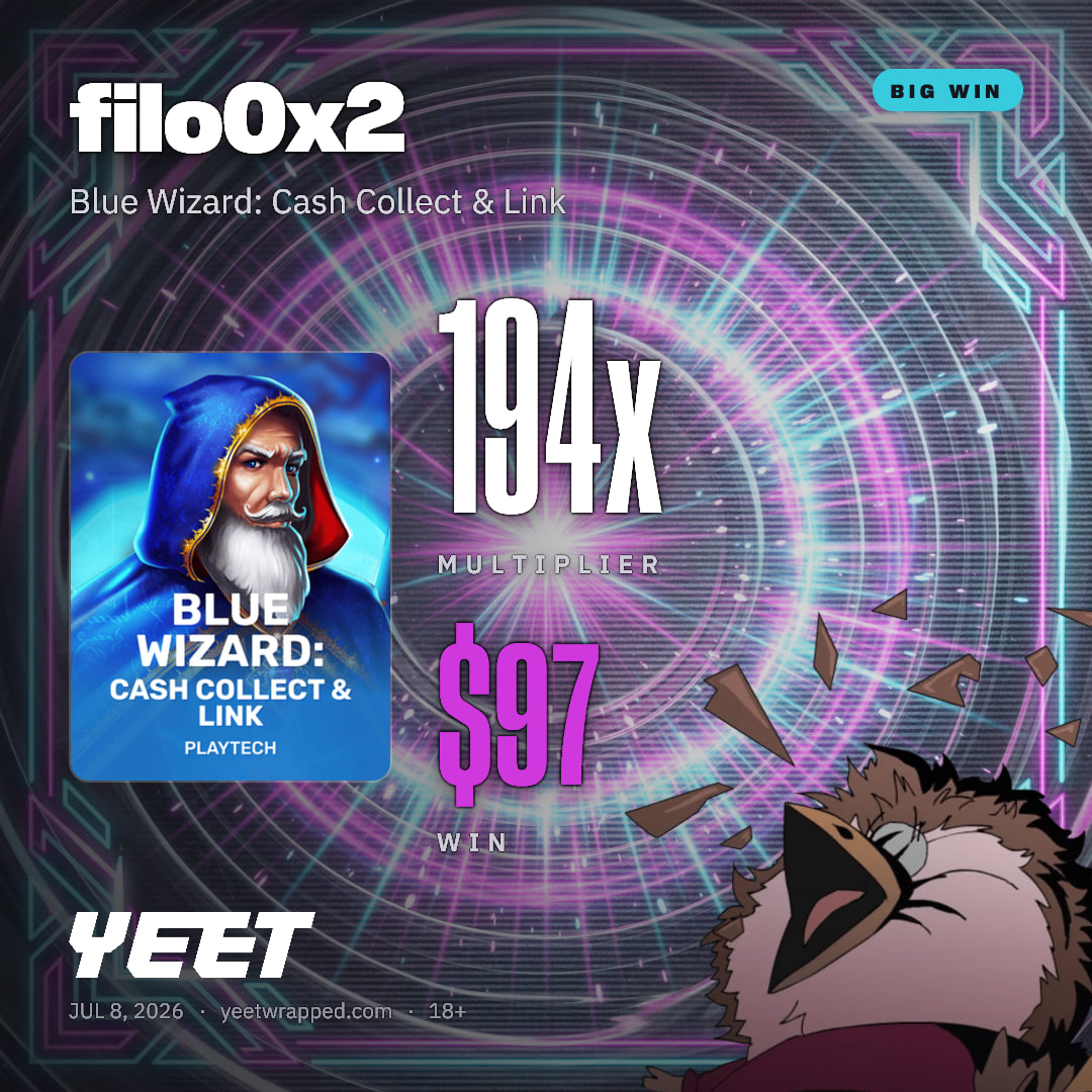 filo0x2 hit 193.8x on Blue Wizard: Cash Collect & Link