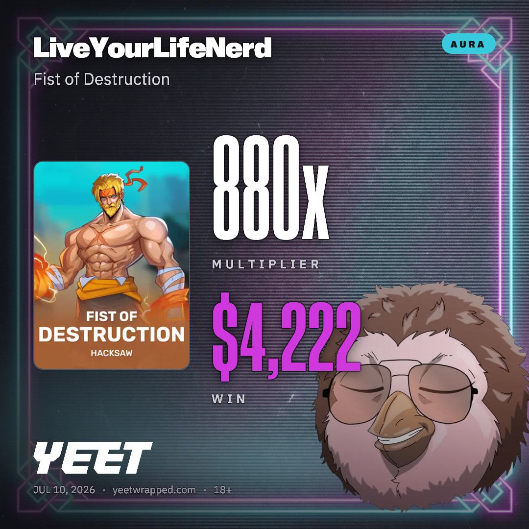 LiveYourLifeNerd hit 879.5x on Fist of Destruction