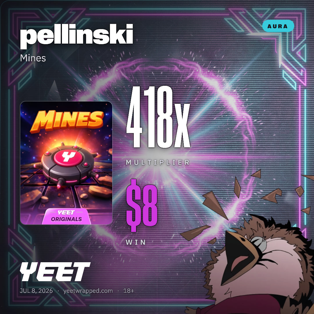 pellinski hit 417.8x on Mines