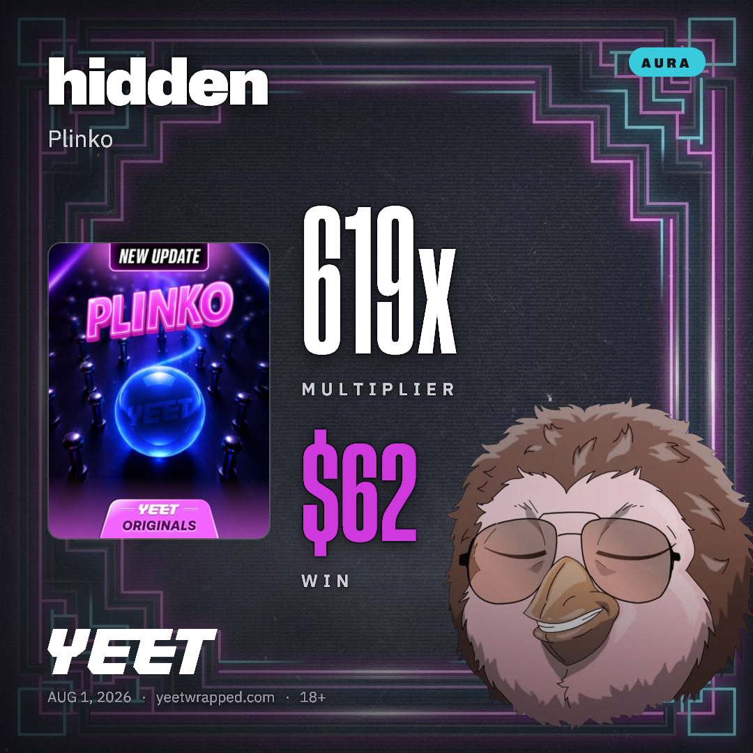 hidden hit 619x on Plinko