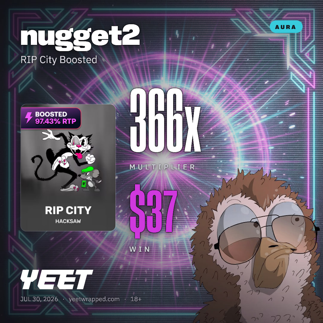nugget2 hit 366.1x on RIP City Boosted