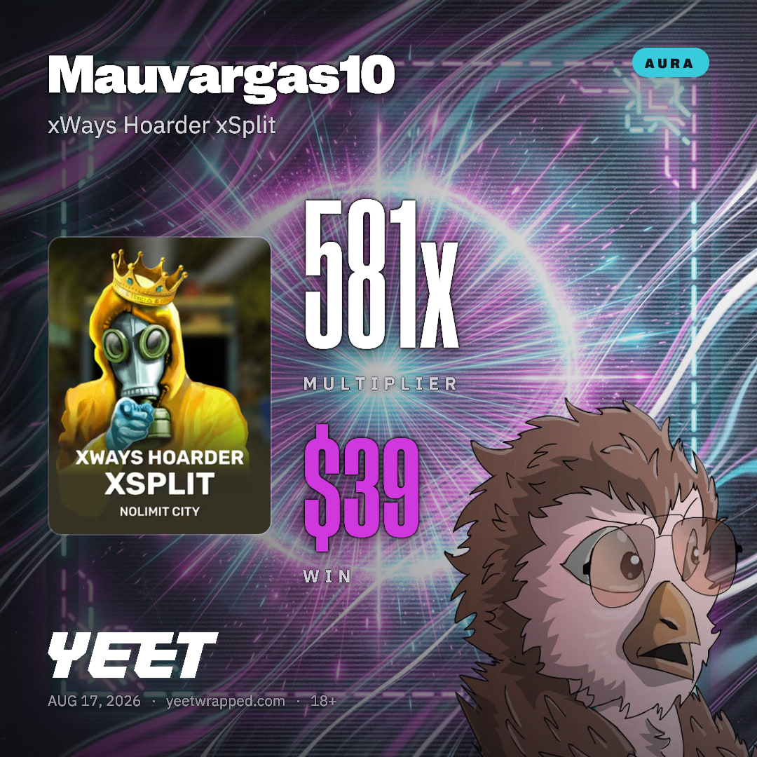 Mauvargas10 hit 580.6x on xWays Hoarder xSplit