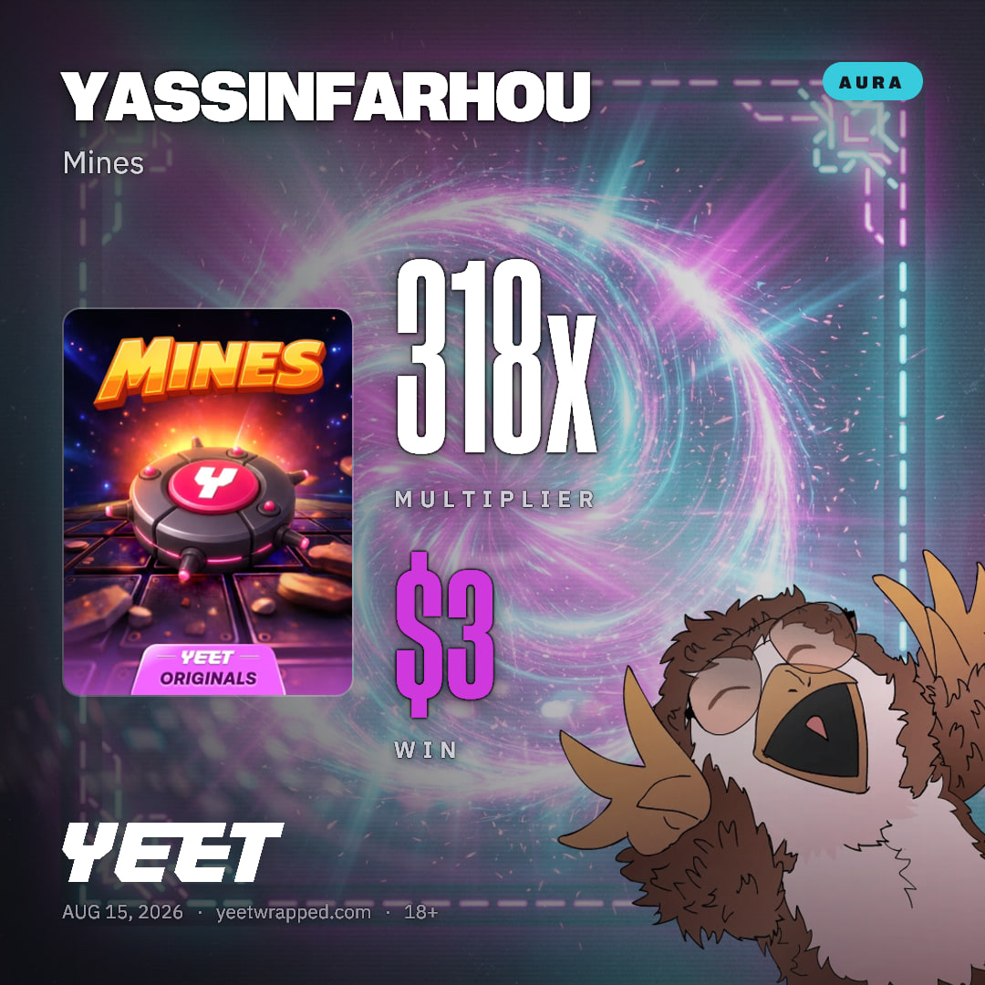 YASSINFARHOU hit 317.5x on Mines