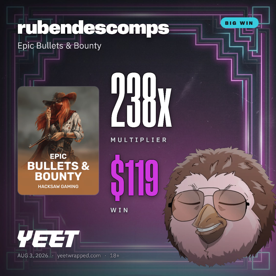 rubendescomps hit 237.8x on Epic Bullets & Bounty