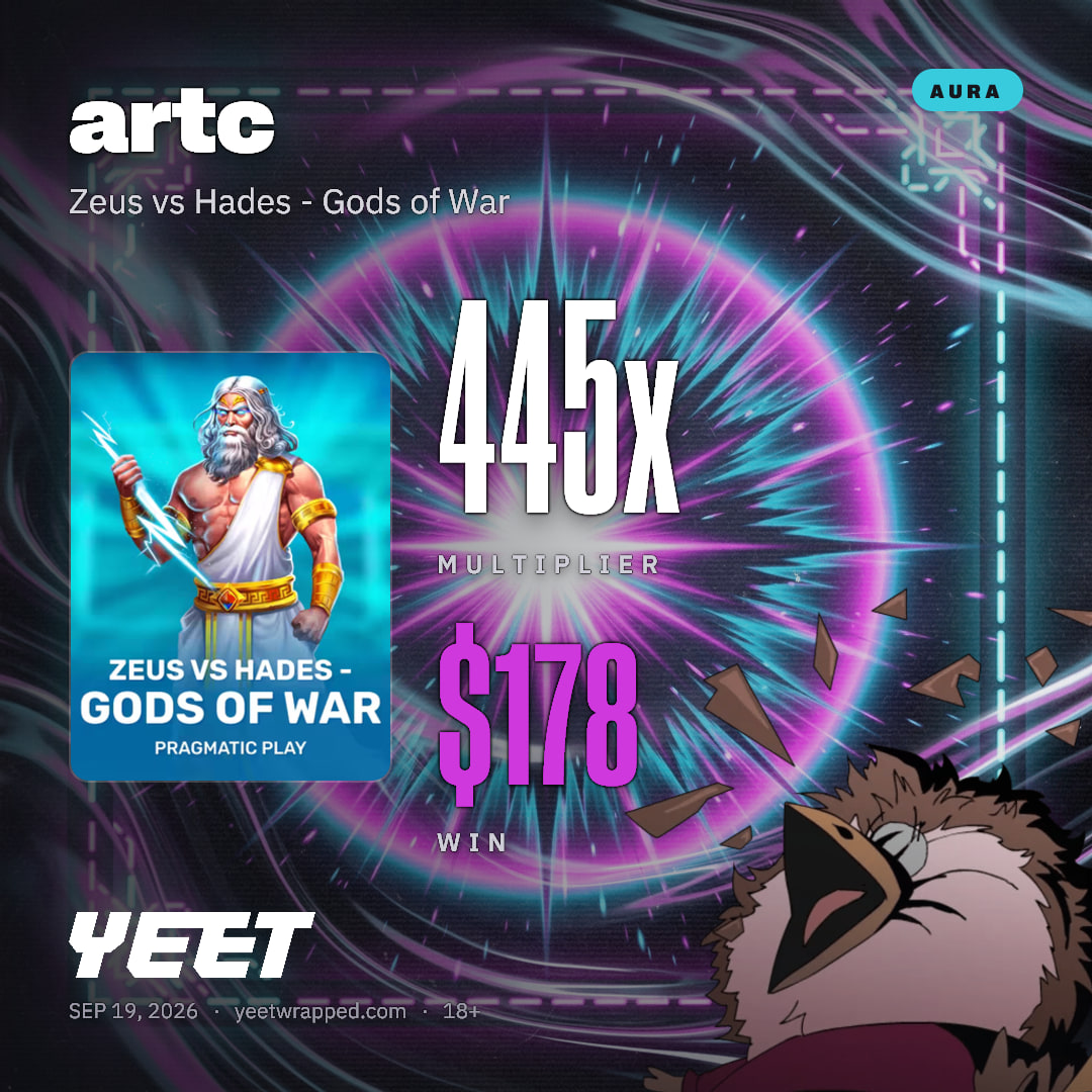 artc hit 444.5x on Zeus vs Hades - Gods of War
