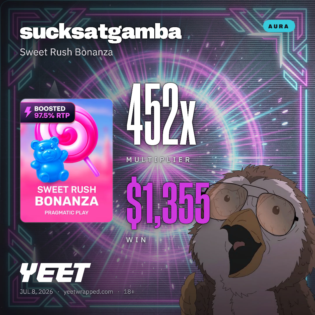 sucksatgamba hit 451.6x on Sweet Rush Bonanza