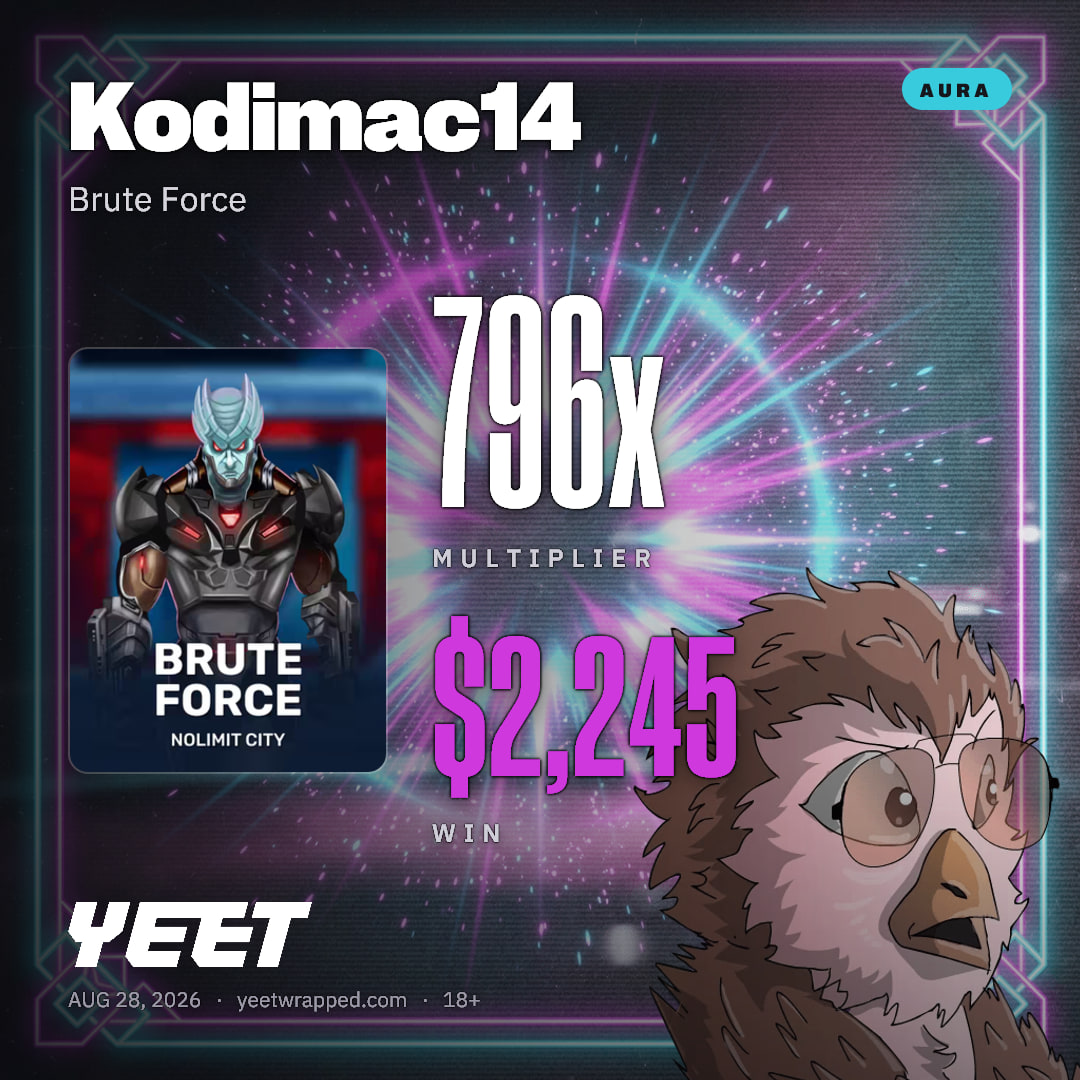 Kodimac14 hit 796.1x on Brute Force