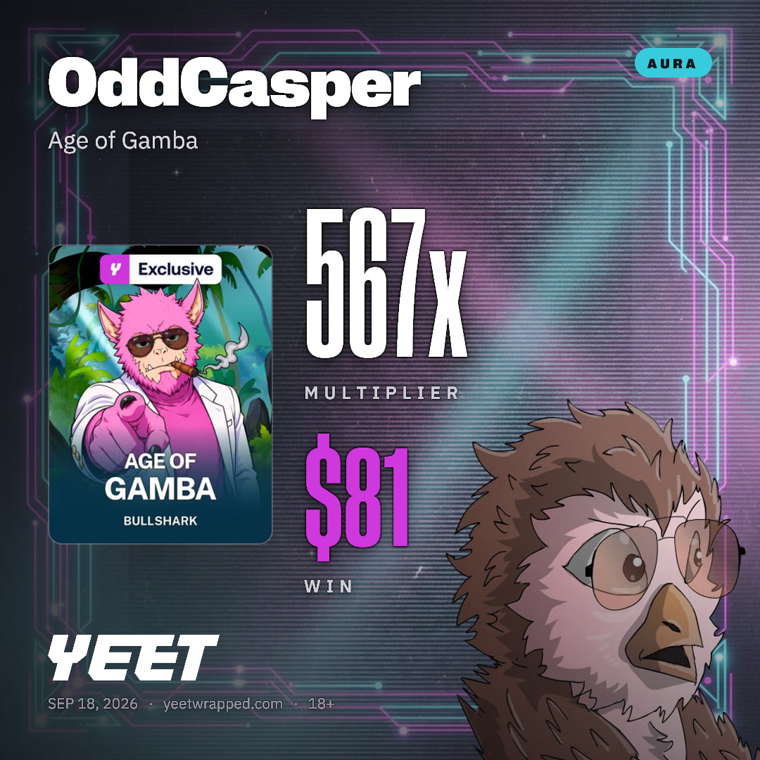 OddCasper hit 566.7x on Age of Gamba