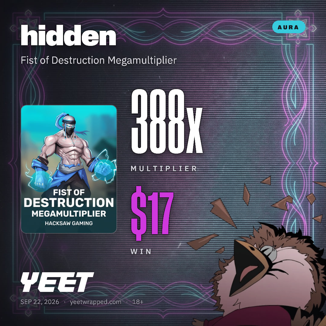 hidden hit 387.9x on Fist of Destruction Megamultiplier