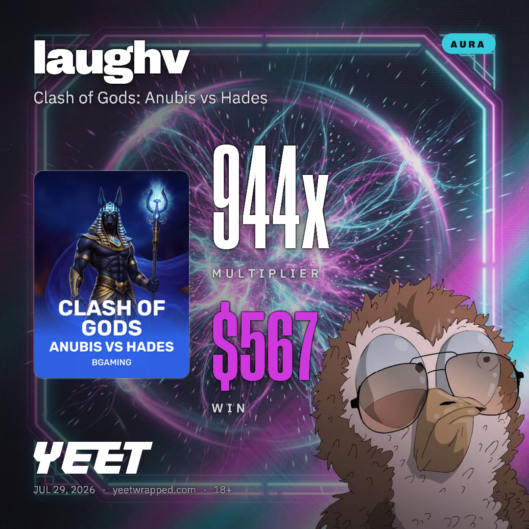 laughv hit 944.2x on Clash of Gods: Anubis vs Hades