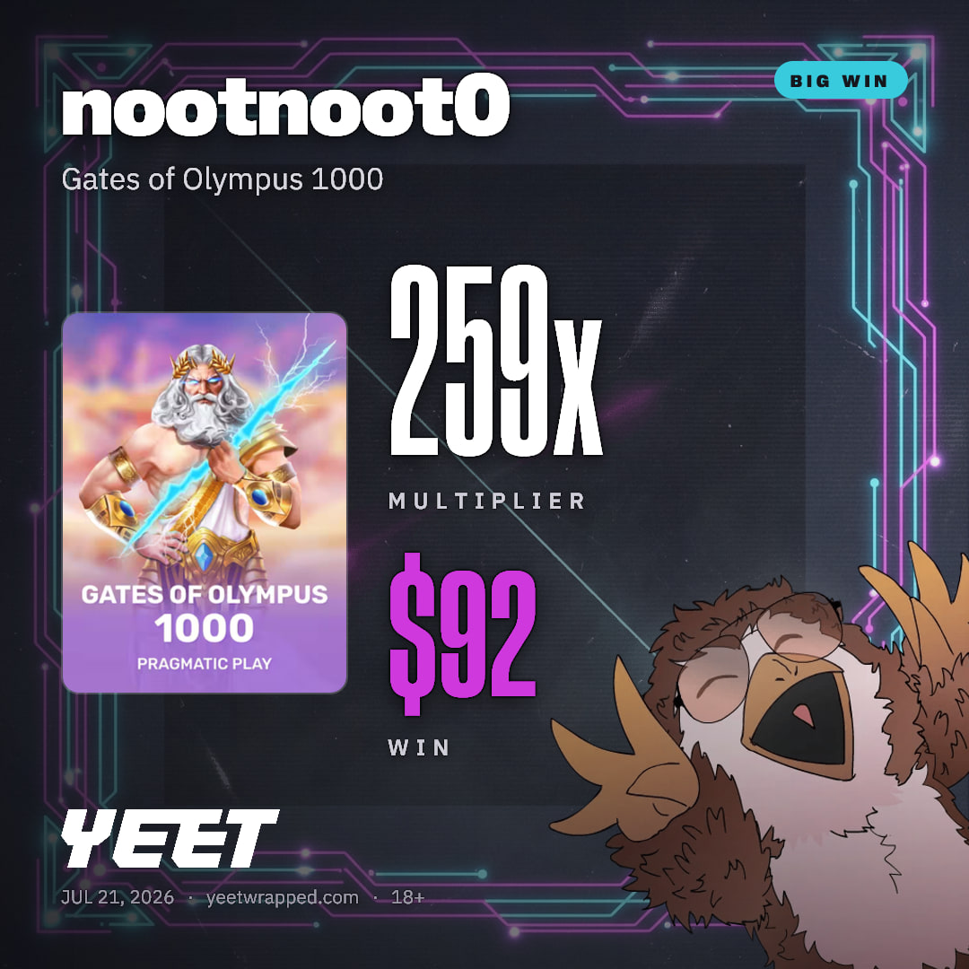 nootnoot0 hit 259.2x on Gates of Olympus 1000
