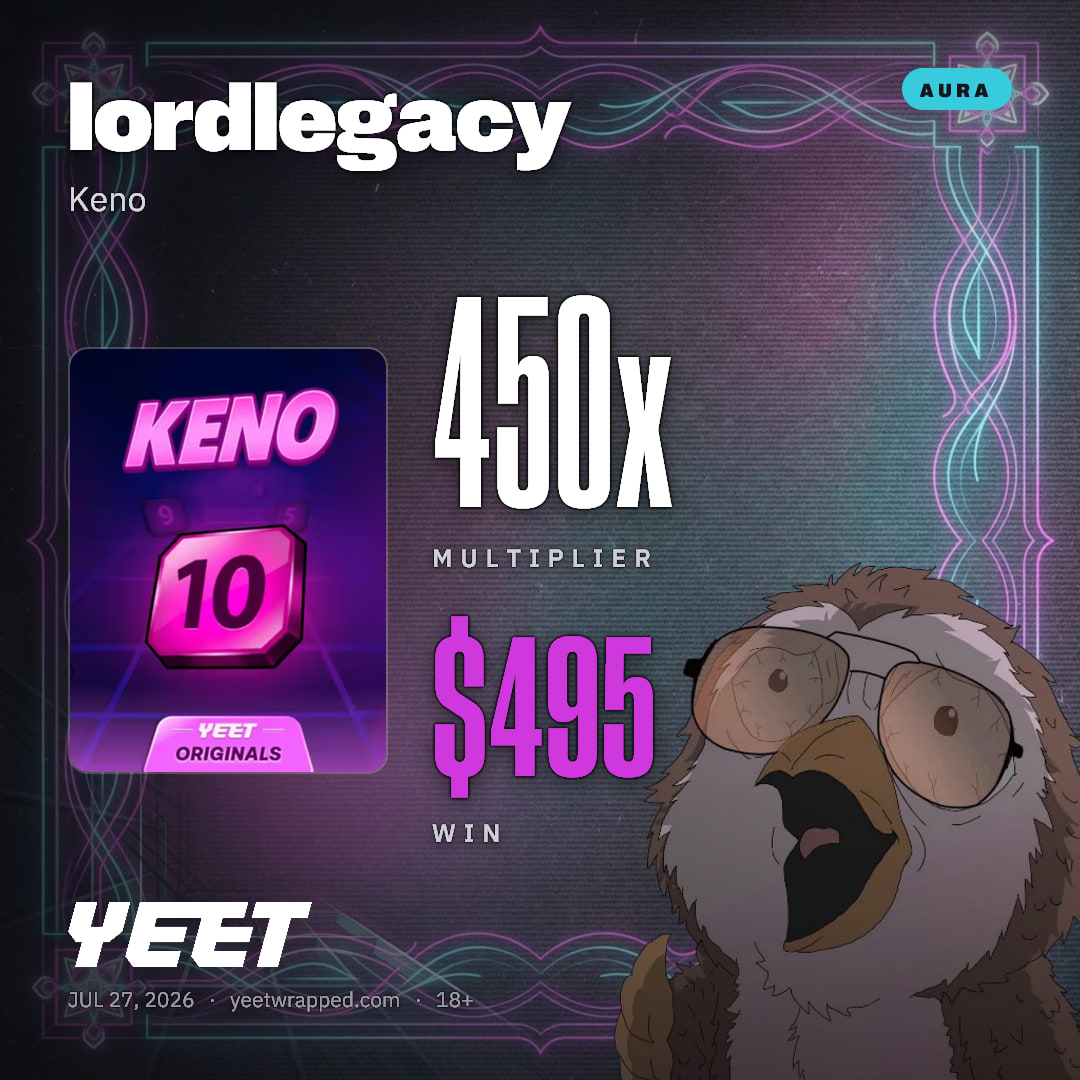 lordlegacy hit 450x on Keno