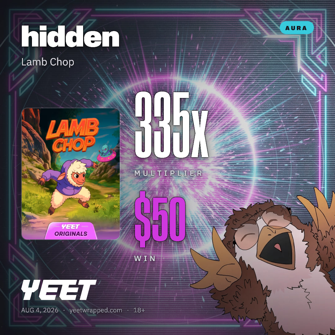 hidden hit 334.6x on Lamb Chop
